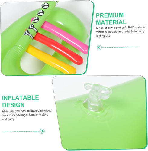 IMIKEYA 3pcs Inflatable Musical Instrument Instruments for Kids Music Decor Inflatable Toy Music Party Decoration Portable Inflation Instrument Bl...
