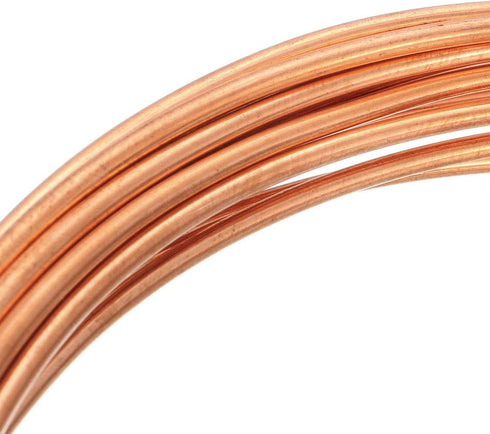 uxcell Refrigeration Tubing, 13/64" OD x 5/32" ID x 9.8 Ft Soft Coil Copper Tubing