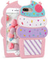 Cute iPhone 7 Plus Case, Ice Cream iPhone 8 Plus Case, iPhone 6 Plus Case, iPhone 6s Plus Case, Cupcakes 3D Cartoon Soft Silicone Full Protection ...