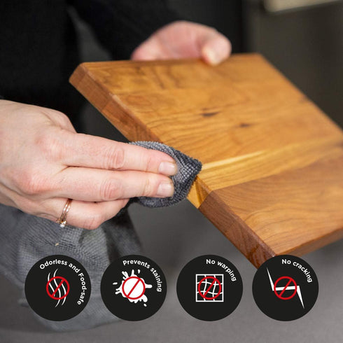 Cutting Board Food Grade Mineral Oil (8,5 oz) - Revitalize Cutting Board, Butcher Block, Countertops and Wood Utensils - Food Safe - Made in North...