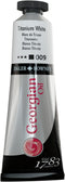 Daler Rowney Georgian Oil Paint Titanium White 38ml Tube - Art Paints for Canvas Paper and More - Oil Painting Supplies for Artists and Students -...