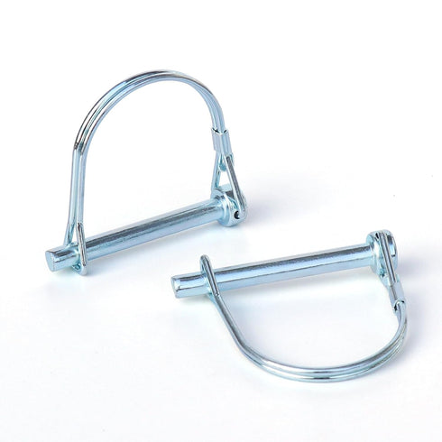 Trailer Coupler Pin, 2Pcs Tivnhuils Hitch Pin Trailer Pin, Zinc Plated Carbon Steel Safety Coupler Pin Locking Pin, 1/4" x 2.16", Small...