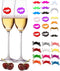 WZT 30 Piece Silicone Drink Markers - Multi-Purpose Wine Glass Markers for Bar, Party, Dinner Parties...