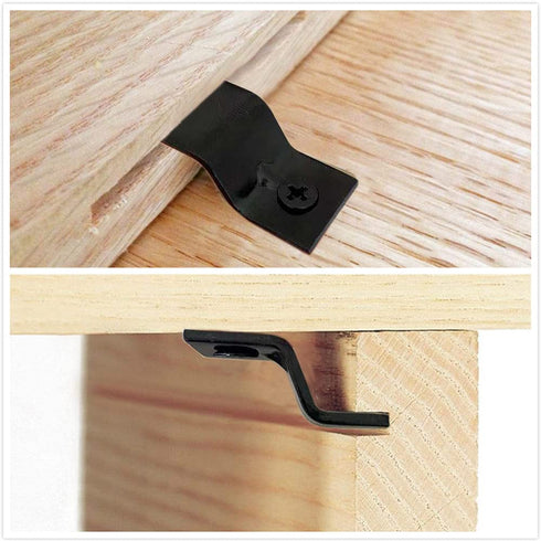 Table Top Fasteners, Z Clips for Table Tops 40 Packs (Black)...