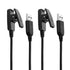 JIUJOJA 2Pack Charging Cable Compatible with Garmin Lily/Lily2/Approach S20/G10 Forerunner 235/35/64/230/630/645/645 Music/735XT/Vivomove HR Watch...