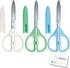 Scissors Saxa Glueless Blade 3 Color Set White, Green, Blue, And Sticky Note Set Hasa-P280W, Hasa-P280G, Hasa-P280B...