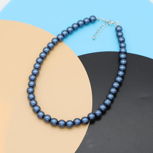 Pearl Choker Necklace for Women AAA+ Simulated Shell Pearl Necklace Strand Variety Of Colors 10mm Pearls Length 17 Inches...
