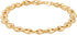 Barzel 18K Gold Plated Puff Mariner Bracelet, 7.5 Inches - Made In Brazil...