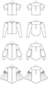 McCall's Patterns McCall's Loose Fit Women's Button-Up Blouse Sewing Patterns, Sizes 6-14...
