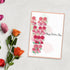 2Pcs Flower Border Die Cuts for Card Making, Lace Flower Edge Cutting Dies Metal Template Molds, Leaves Flower Banner Dies for Crafting DIY Photo ...