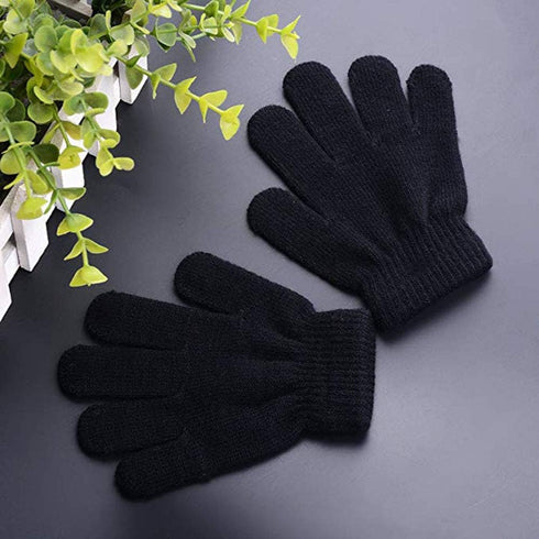 5Pairs of Kids Gloves Boys Winter Gloves Stretchy 5 Fingers Full Fingers Gloves Knitted Magic Gloves Suit (5Pair Mixed)...