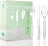 90 Pack Plastic Cutlery Set - Disposable Plastic Utensils- Plastic Silverware Sets for Wedding Catering Parties - 30 Forks, 30 Spoons, And 30 Kniv...