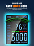 AS-118D Smart Digital Multimeter Auto-Ranging Voltmeter Electrical Tester Measures Voltage Current Capacitance Resistance Continuity Duty-Cycle Te...