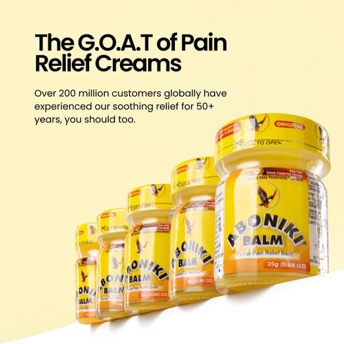Aboniki Balm (4 Jars) – Powerful and Fast-Acting Pain Relief for Muscles, Joints, and Whole Body. Get Quick Relief Balm - Soothes Aches and Pains....