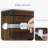 Socub 12 pack Child Safety Cabinets Strap Locks, Multi Use Latch with Strong Adhesive Pads, for Cabinets, Drawers, Oven, Toilet Seat, Fridge...