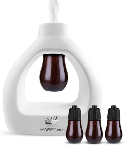 Waterless Essential Oil Diffuser - 3 Time Settings, Adjustable Mist, Rechargeable & Portable - Ideal for Bedroom, Yoga Room, Office...