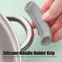 Dioche 2Pcs Silicone Hot Handle Holder Kitchen, Heat Resistant Non Slip Pot Grip Handle Sleeve, Easy Install Cast Iron Handle Cover Potholder for ...