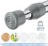 AIZESI Spring Tension Curtain Rod Short Tension Rod?Silver,12"-20"-1Pcs)...