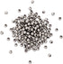 MegaPet 1000pcs 5mm Metal Spacer Beads 304 Stainless Steel Smooth Round Rondelle Loose Beads for DIY Bracelet Necklace Jewelry Making Crafting wit...