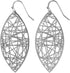 Humble Chic Boho Leaf Dangle Earrings for Women - Gold or Silver Tone Dangly Filigree Earrings - Lightweight Statement Earrings...