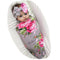 Galabloomer Newborn Receiving Blanket Headband Set Baby Flower Rose Swaddle with Big Bow (Gray)...