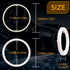 Qasim 1-Pair 120MM White+Amber Switchback 144SMD 4014 LED Halo Ring Angel Eyes Fog Warning Lights 12V...