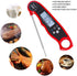 Instant Read Meat Thermometer Waterproof Thermometer with Large Backlit LCD Calibration and Backlight Functions Thermometer for BBQ. Meat. Tea. Mi...