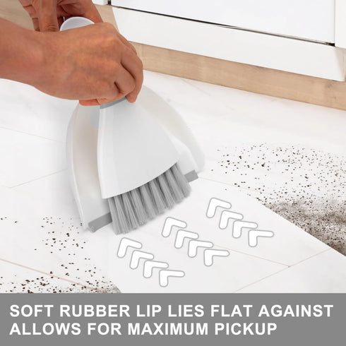 Dust pan Broom Brush Dustpan - Dustpan and Brush Set,Mini dust Pans with Brush,Dust Pan and Brush Set for Table, Key Board, Cat, Dog and Other Pet...