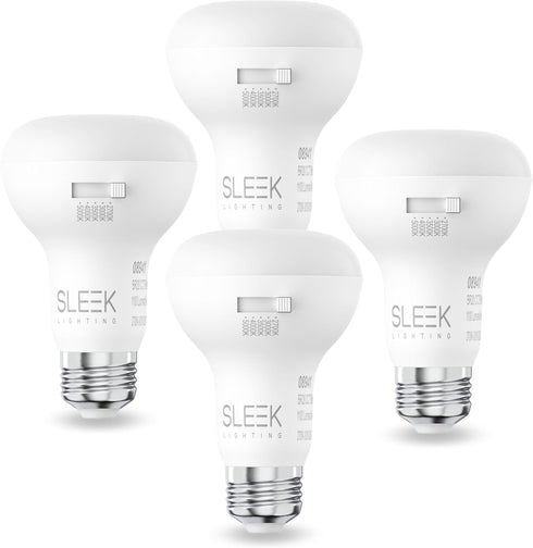 SLEEKLIGHTING BR20 40W Equivalent 6 Watt LED Bulb, 5 CCT (2700K, 3000K, 3500K, 4000K, 5000K) 450 Lumens, Dimmable, Energy Star, E26 Base - Indoor ...