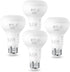 SLEEKLIGHTING BR20 40W Equivalent 6 Watt LED Bulb, 5 CCT (2700K, 3000K, 3500K, 4000K, 5000K) 450 Lumens, Dimmable, Energy Star, E26 Base - Indoor ...