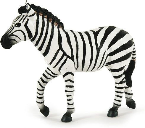 Papo -hand-painted - figurine -Wild animal kingdom - Male zebra -50249 -Collectible - for Children - Suitable for Boys and Girls- from 3 years old...