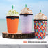 Reusable Iced Coffee Insulator Sleeve for Cold Beverages and Neoprene Cold Coffee Cup Sleeves Cooler Cover 16-24OZ for Coffee Cups, McDonalds, Dun...