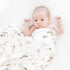 GRSSDER Baby Blankets Super Soft Stretchy Jersey Knit Swaddle Blanket for Girls and Boys, Double Layer Reversible Receiving Blankets 34 x 44, Extr...