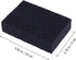 Sponge 5Pcs Carborundum Sponge, Non- Scratch Emery Brush Kitchen Scrubber Pot Cleaner for Home Restaurant Hotel (Black) Bowl Dish Washing Cleaning...