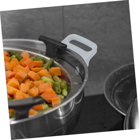 1 Set Steamer Side Ears assist hot handle holder pot replacement part non slip pot holder sleeve pot handle bakelite comfy brace side handle for p...