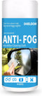 Anti-Fog Wipes for Glasses Car Windshield Defogger Pre-moistened Lens Cleaner Prevent Fogging Defogging Fogless for Automotive Vehicles Helmets Mi...