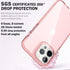 ArtsEvo Designed for iPhone 14 Pro Max Case, 6.6ft Drop Protection, Full Body Screen Camera Protective Phone Case, Pink...