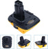 2 Pack DCA1820 Adapter Replacement for DEWALT 18v to 20v Adapter, Compatible with Dewalt 20V Max Battery DCB203 to 18V XRP NiCad NiMh Battery DC90...