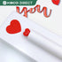 Kaco FIRST Gel Ink Pens, Pack of 2 Pieces Cute Heart Pen Set with Extra 4 Black Refills (2 White)...