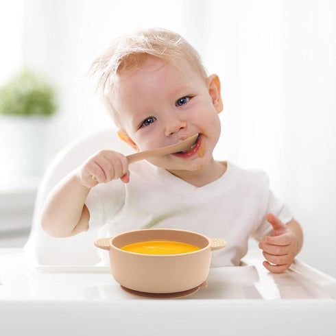 Baby Bowls with Suction, 3 Pack Baby Led Weaning Supplies, Soft Silicone Food Bowl for Babies Kids Toddlers, BPA Free, Microwave and Dishwasher Sa...
