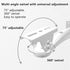 Mini Projector Wall Mount/Projector Hanger/CCTV Security Camera Housing Mounting Bracket(White) - for CCTV/Camera/Projector/Webcam...