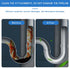 2 Pcs Pipe Dredge, Bubble Bombs Drain Cleaner, Powerful Sink and Drain Cleaner Magic Bubble Bombs Fast Foaming Pipe Cleaner Powder Dredge Agent fo...