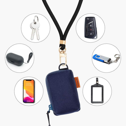 Sinjimoru Cell Phone Lanyard for Phone Case (2Packs), with Adjustable Phone Strap for Wrist Compatible with Key Holder & ID Card Holder. Sinji Str...