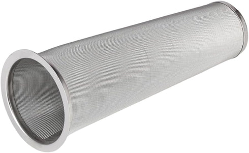 Premium conical Infuser Cold Brew Coffee Maker for 2 QT Wide Mouth Mason Jars. Heavy Duty Gauge 100 Micron Mesh 304 Stainless Steel with Free Sili...