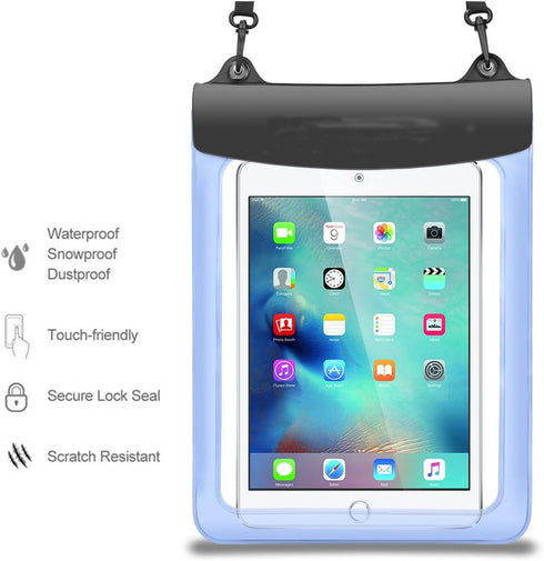Universal Tablet Waterproof Case Pouch Dry Bag for Samsung Galaxy Tab A8 10.5"/ Tab A7 10.4 Tab S6 Lite/Tab S7 11, Surface Go 3/Go 2 10.5, CHUWI H...