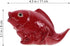 HOMSFOU Carp Shape Water Fountain Ceramic Fish Fountain Spitter Water Feature Garden Fish Statue Water Spray Sprinkler Circulating Waterfall Fish ...
