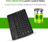 Cuifati Ultra-Slim Mini Wireless Touchpad Keyboard, All-in-One Wireless Keyboard with Built-in Multi-Touch Trackpad for Smart TV HTPC PC Tablet Go...