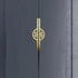 2Pack Brushed Gold Drawer Pulls Half Moon Drawer Pulls Zinc Alloy Drop Handle Drawer Pulls Gold Brushed Pull Handle for Kitchen Furniture Wardrobe...