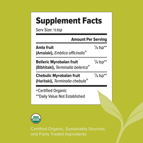Banyan Botanicals Triphala Powder- Certified Organic...