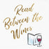 30 Pk, Read Between The Wines" Cocktail 3-Ply Paper Party Napkins for Book Club, Wine Night, Womens Group or Girls Night...